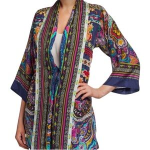 Johnny Was heavily embroidered Hannah Kimono NWT